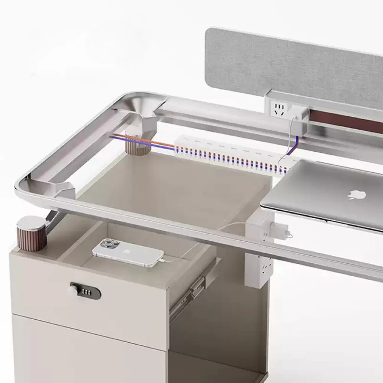 Практичный офисный стол для персонала Baishengfeng в разных вариантах OS39989-32