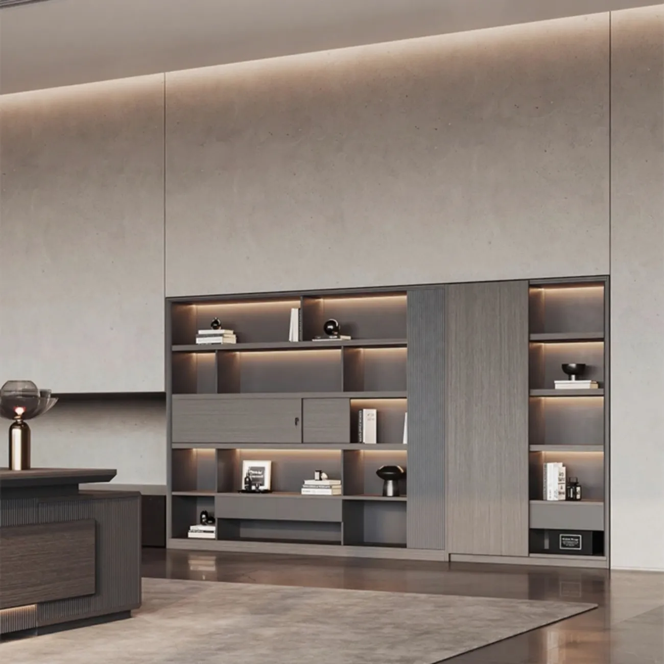 Практичный офисный шкаф Baishengfeng из меламина SH39991-32