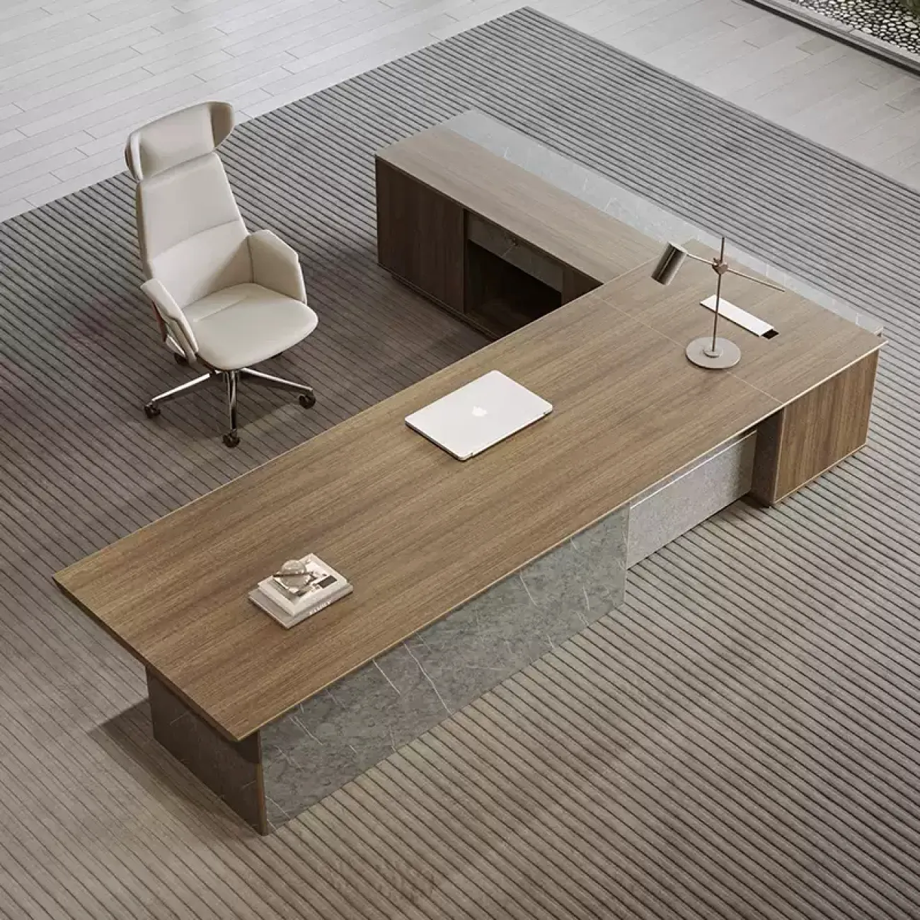 Удобная стойка ресепшен Baishengfeng из меламина RS39992-32 Удобная стойка ресепшен Baishengfeng из меламина RS39992-32