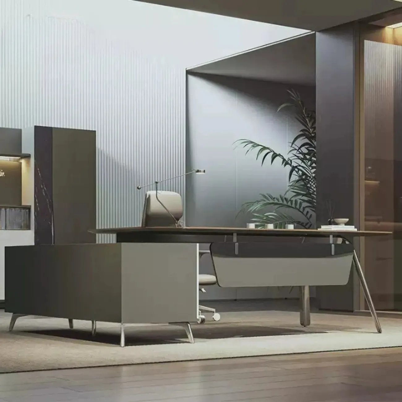 Удобный стол руководителя Baishengfeng из ДСП OS39994-32 Удобный стол руководителя Baishengfeng из ДСП OS39994-32