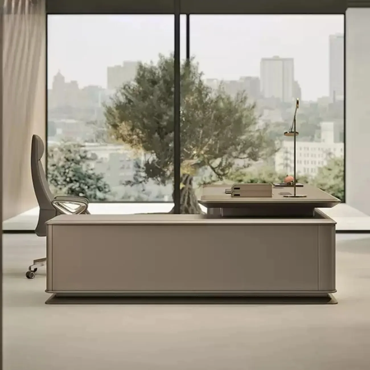 Роскошный стол руководителя Baishengfeng из МДФ OS39996-32 Роскошный стол руководителя Baishengfeng из МДФ OS39996-32