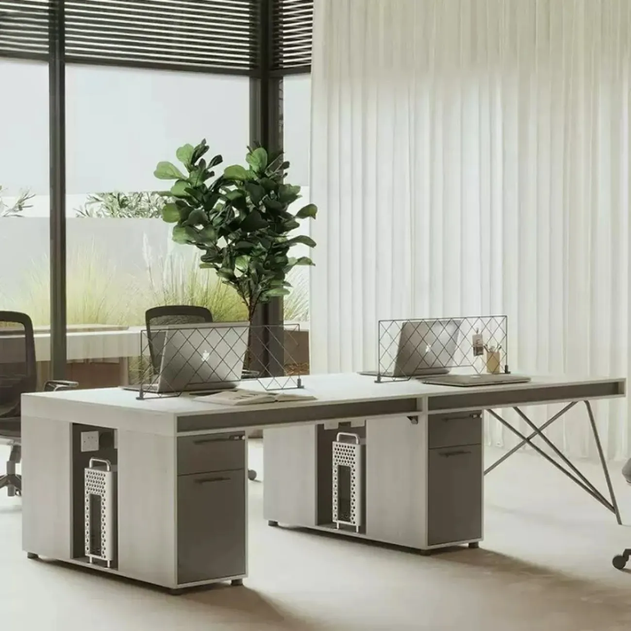 Практичный офисный стол для персонала Baishengfeng в разных вариантах OS39999-32