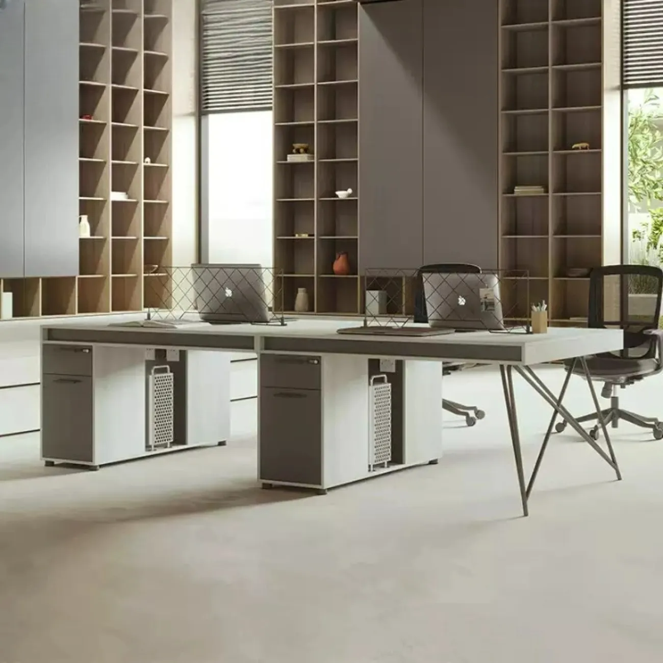 Практичный офисный стол для персонала Baishengfeng в разных вариантах OS39999-32