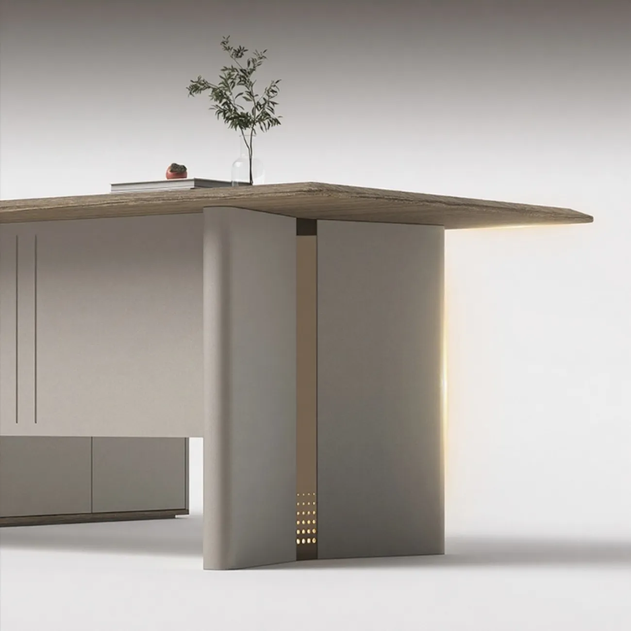 Роскошный стол руководителя Baishengfeng из МДФ OS40000-32