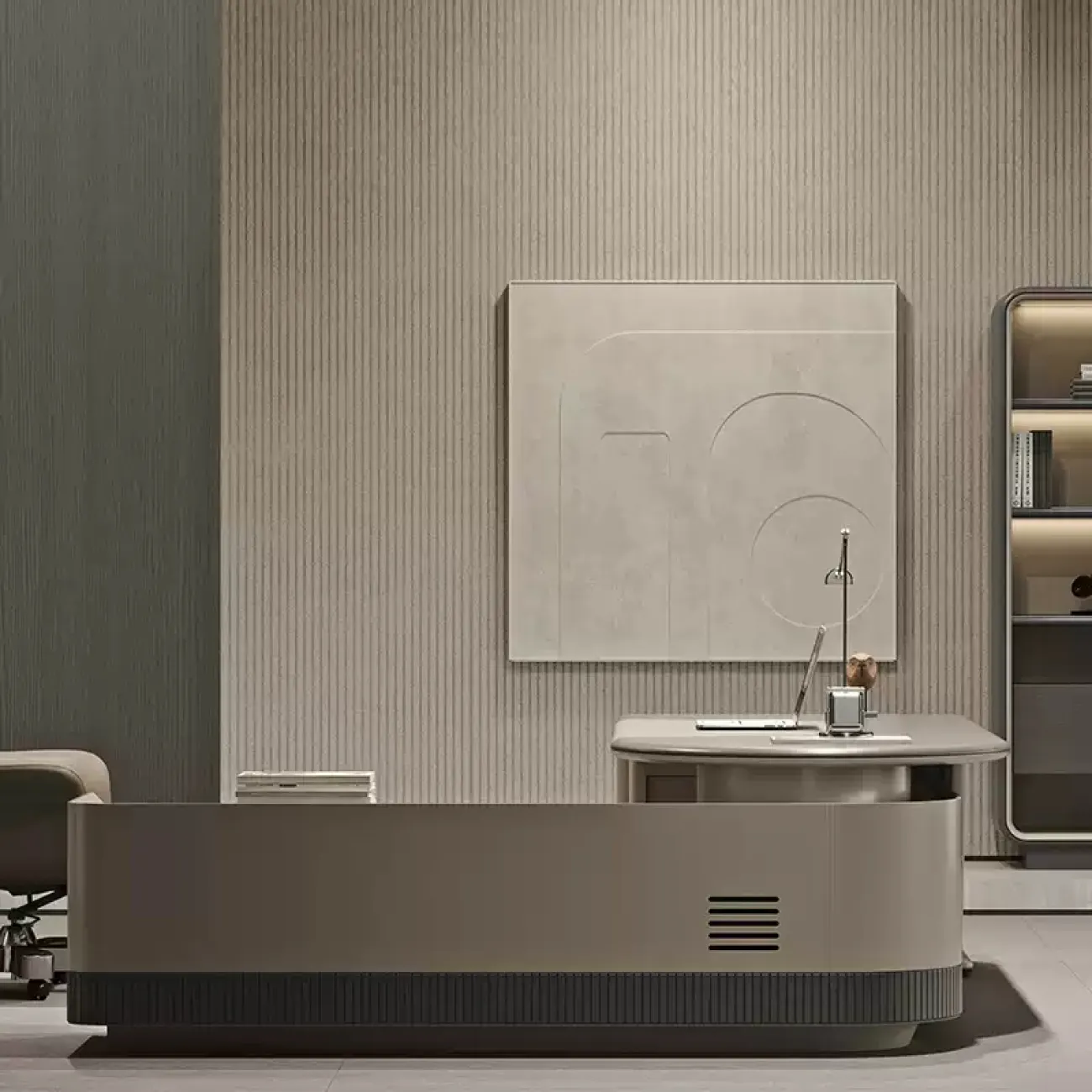 Роскошный стол руководителя Baishengfeng из ДСП OS40003-32 Роскошный стол руководителя Baishengfeng из ДСП OS40003-32