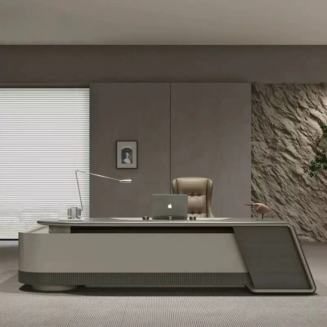 Роскошный стол руководителя Baishengfeng из ДСП OS40003-32 Роскошный стол руководителя Baishengfeng из ДСП OS40003-32