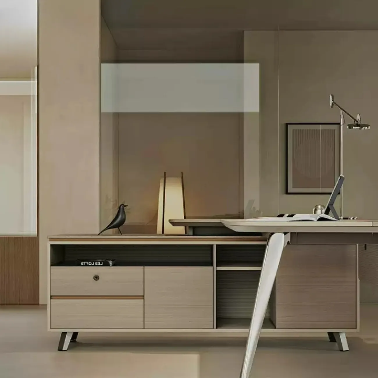 Роскошный стол руководителя Baishengfeng из ДСП OS40005-32