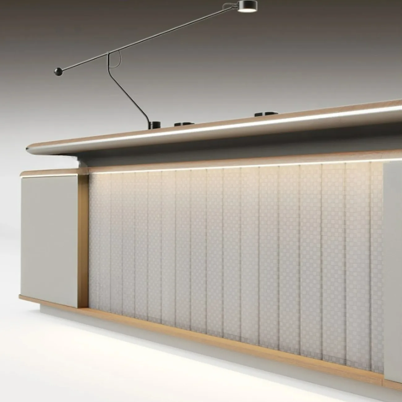 Роскошный стол руководителя Baishengfeng с подсветкой OS40007-32 Роскошный стол руководителя Baishengfeng с подсветкой OS40007-32