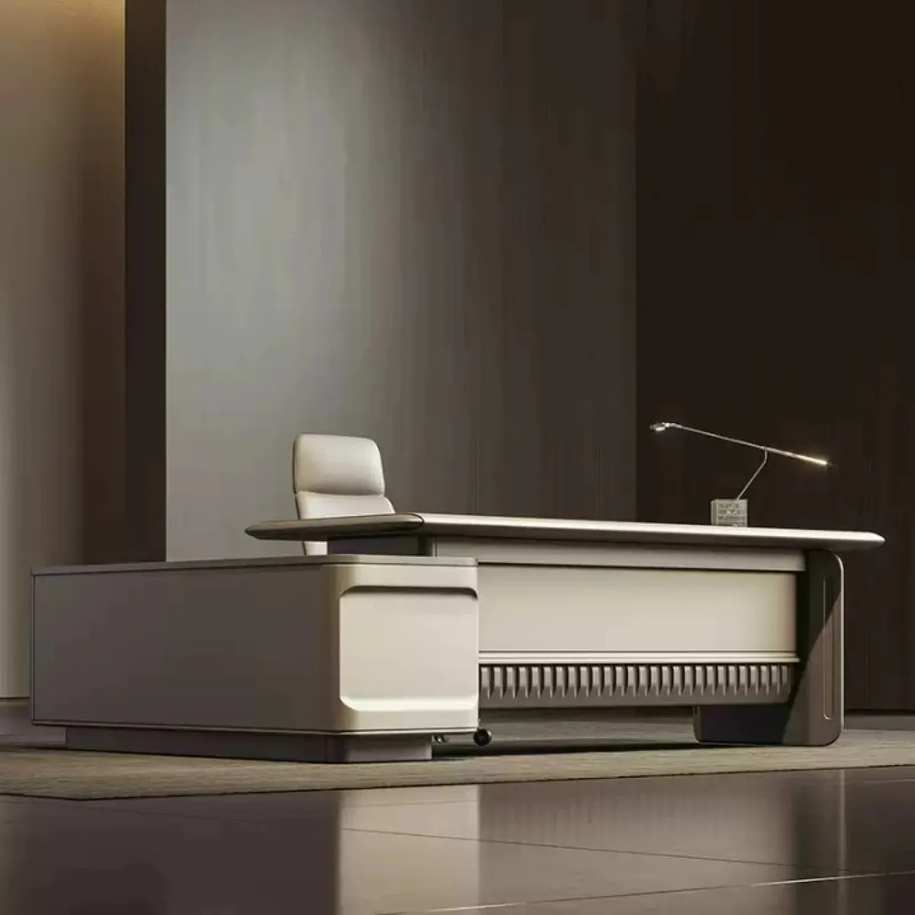 Роскошный стол руководителя Baishengfeng с подсветкой OS40009-32