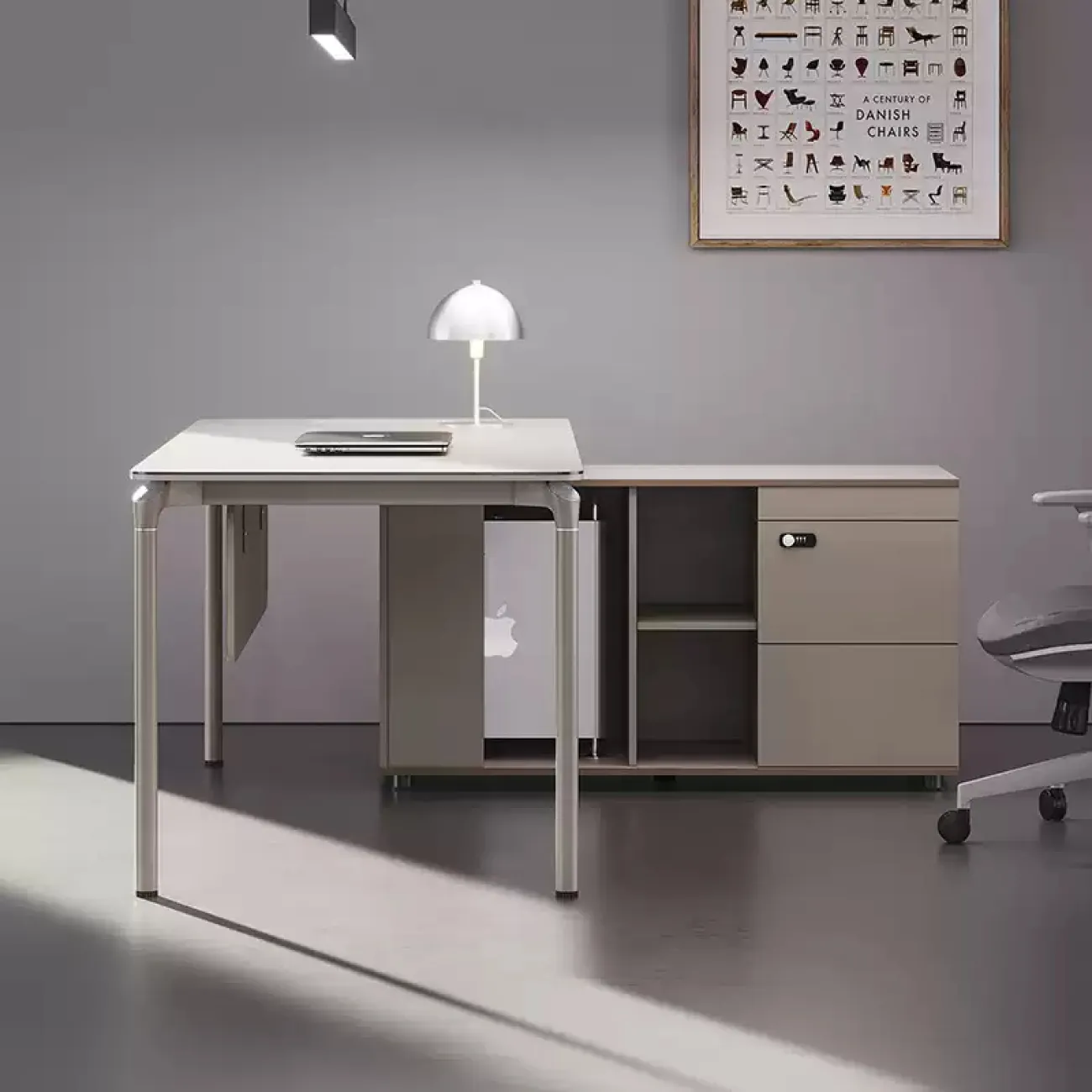 Современный стол руководителя Baishengfeng из ДСП OS40011-32 Современный стол руководителя Baishengfeng из ДСП OS40011-32