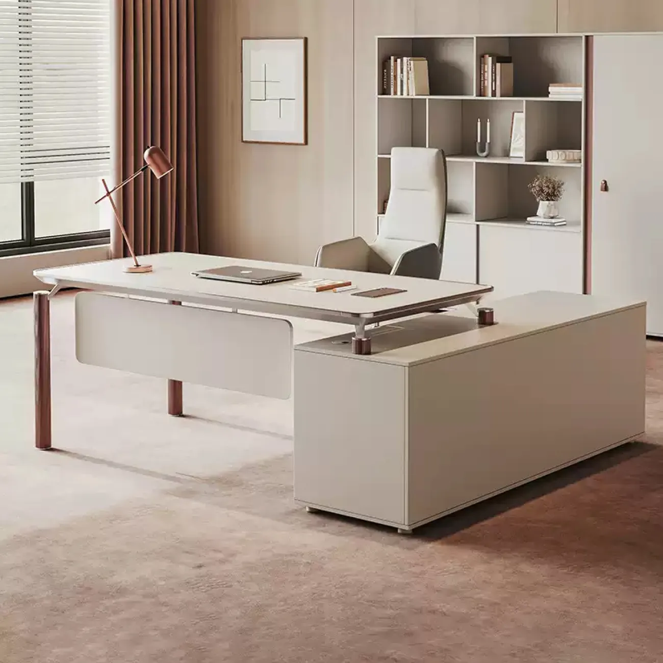 Современный стол руководителя Baishengfeng из меламина OS40012-32