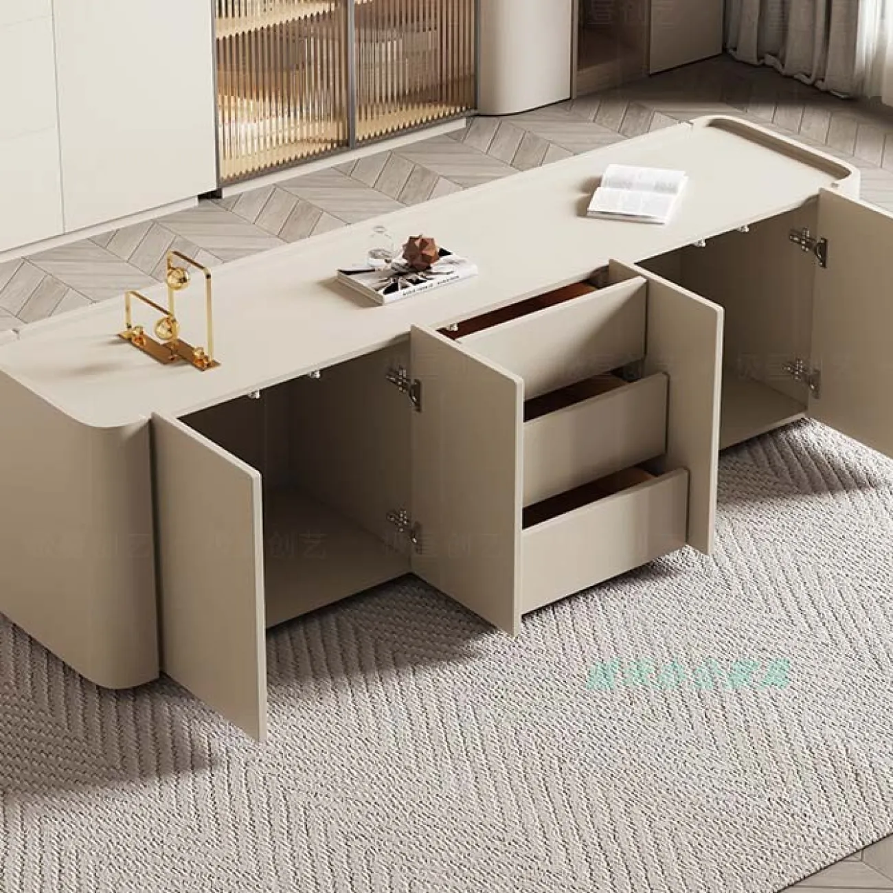 Лаконичный стол руководителя Baishengfeng из МДФ OS40016-32