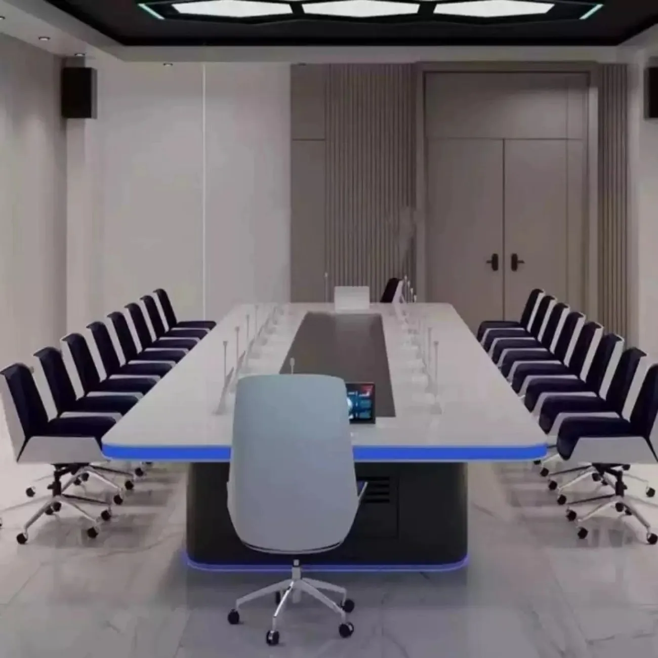 Роскошный стол для конференций Chenghe с подсветкой OS40021-32 Роскошный стол для конференций Chenghe с подсветкой OS40021-32