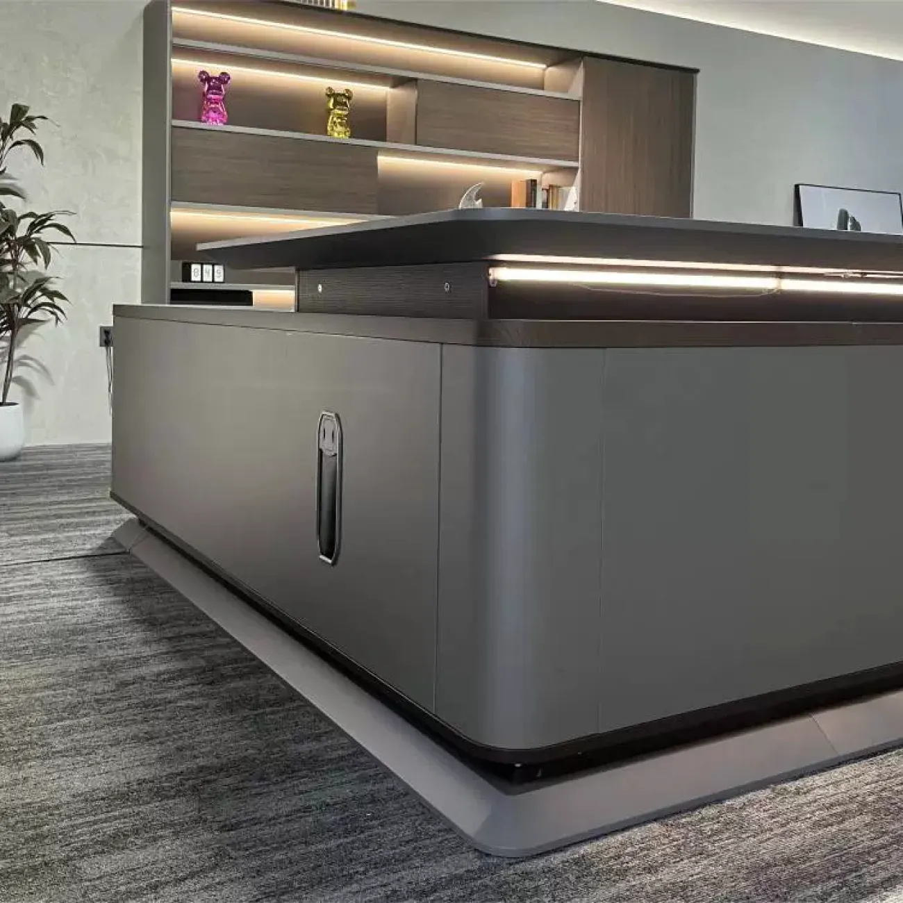 Роскошный стол руководителя Dixin из МДФ OS40024-32