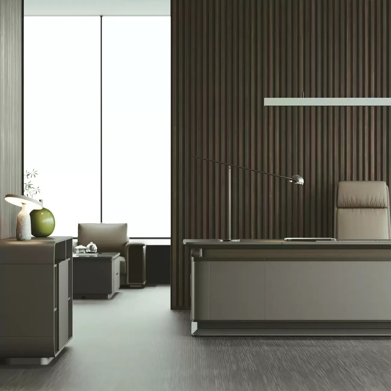 Роскошный стол руководителя Dixin из МДФ OS40024-32