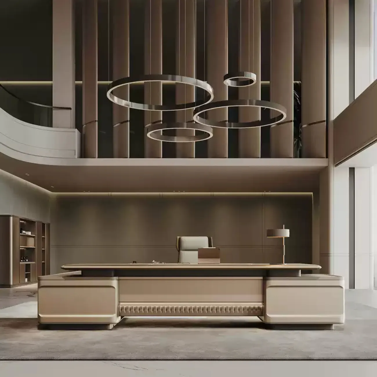 Роскошный стол руководителя Dixin из ДСП OS40026-32