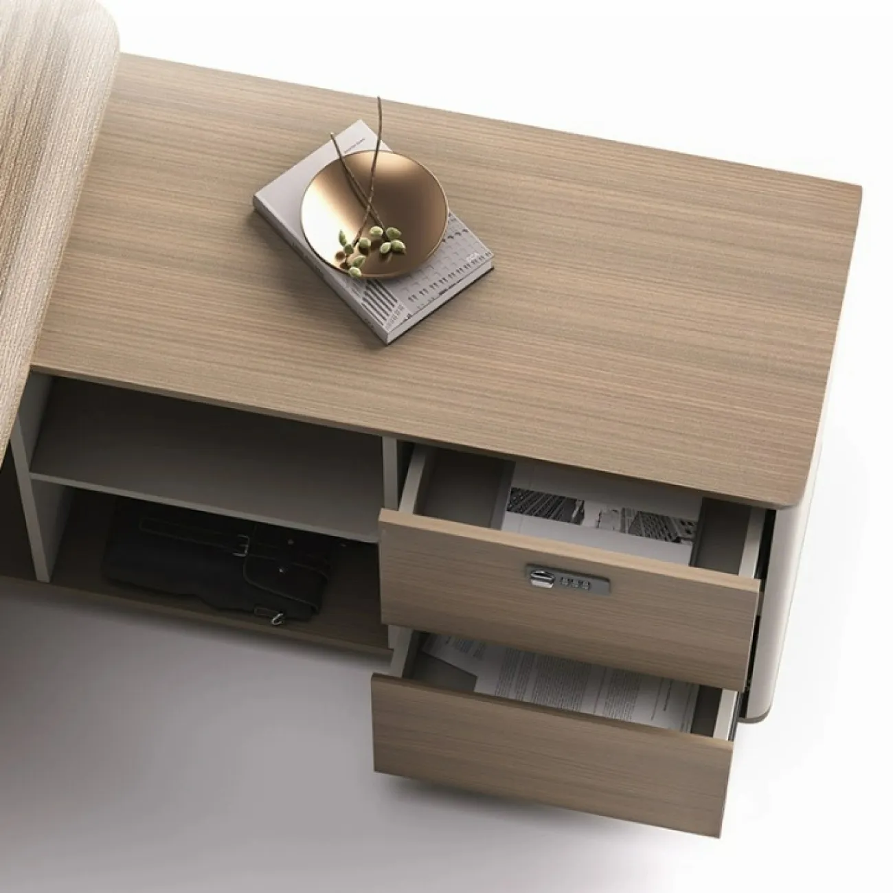 Роскошный стол руководителя Dixin из меламина OS40028-32