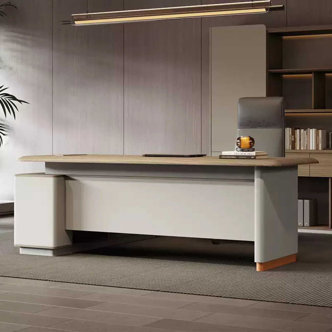 Роскошный стол руководителя Dixin из меламина OS40028-32