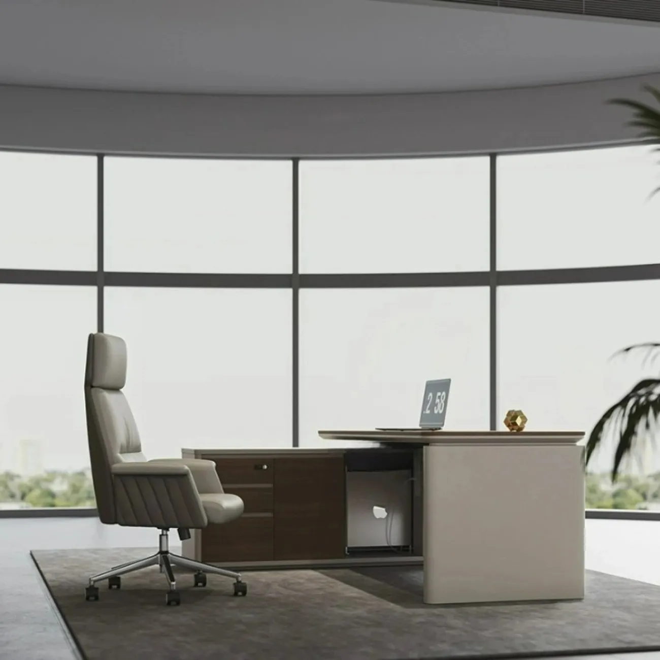 Лаконичный стол руководителя Dixin из ДСП OS40038-32 Лаконичный стол руководителя Dixin из ДСП OS40038-32