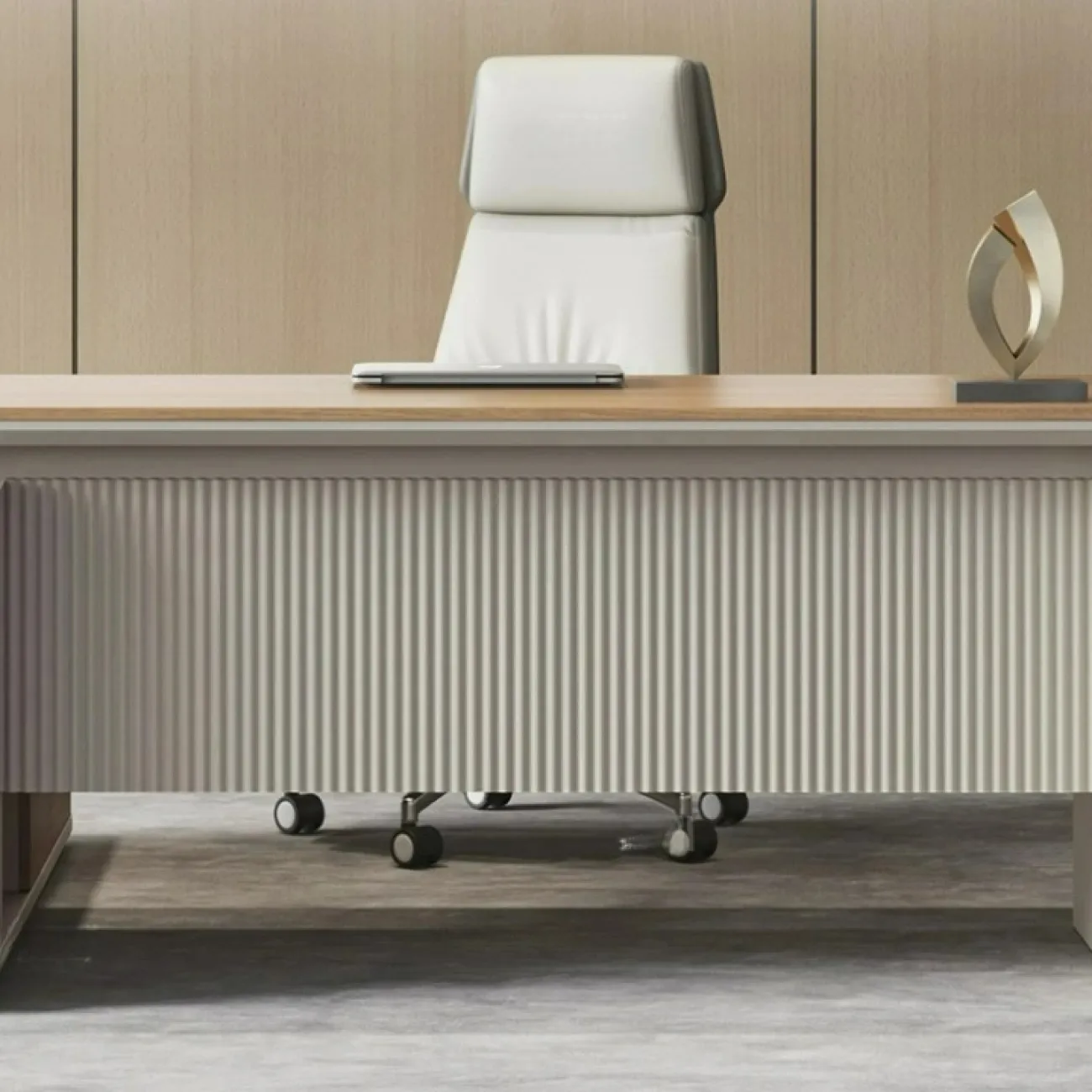 Лаконичный стол руководителя Dixin из ДСП OS40038-32 Лаконичный стол руководителя Dixin из ДСП OS40038-32