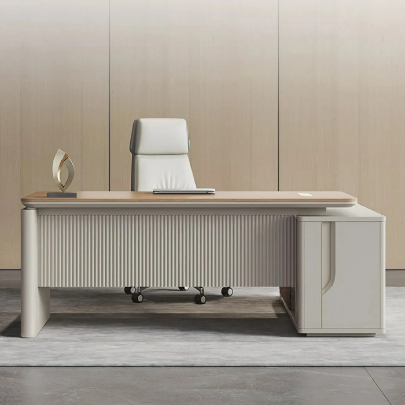 Лаконичный стол руководителя Dixin из ДСП OS40038-32 Лаконичный стол руководителя Dixin из ДСП OS40038-32