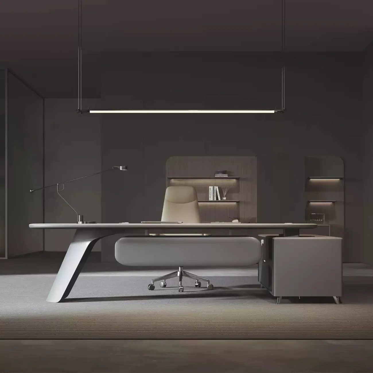 Практичный офисный шкаф Dixin с подсветкой SH40044-32