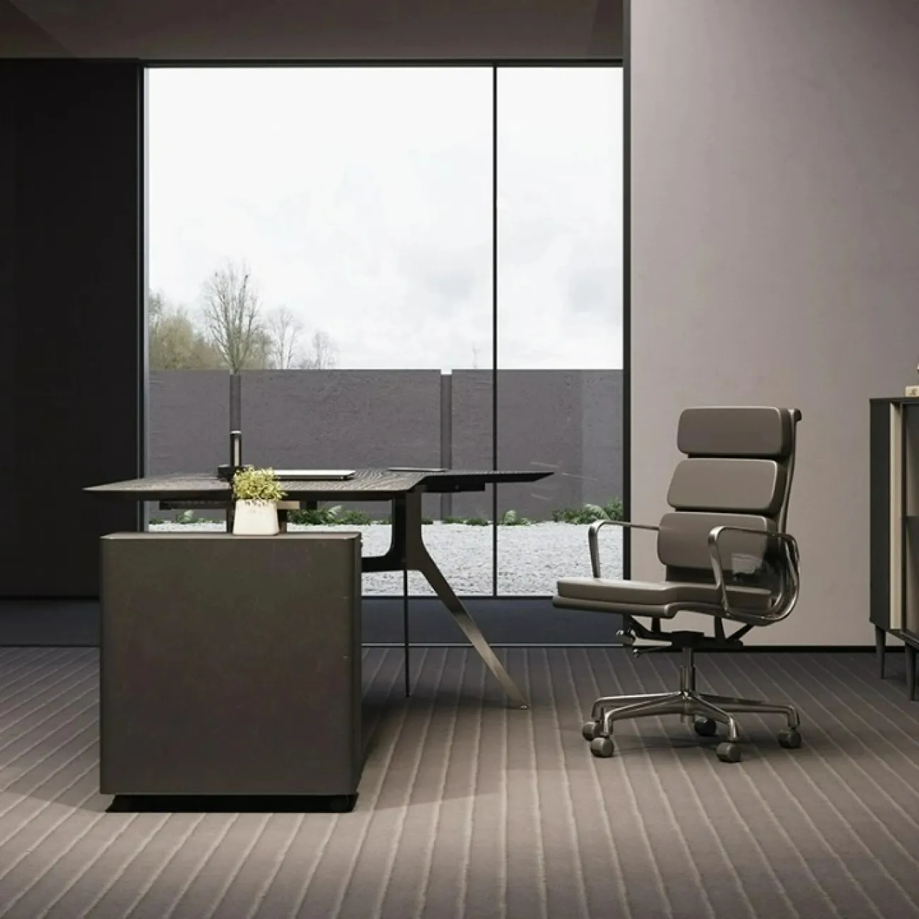 Практичный стол руководителя Dixin из ДСП OS40053-32