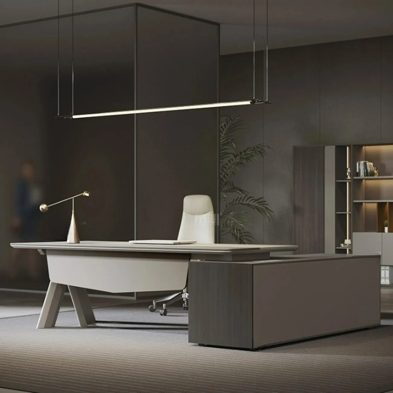 Практичный стол руководителя Dixin из ДСП OS40058-32