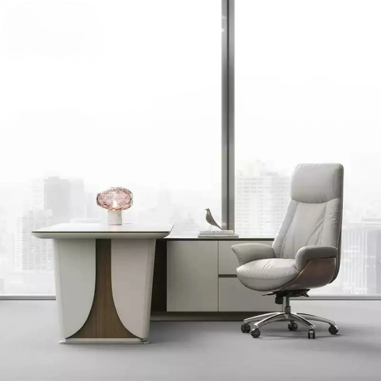 Роскошный стол руководителя Dixin из МДФ OS40064-32