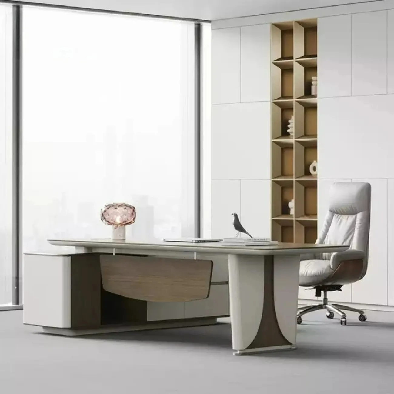 Роскошный стол руководителя Dixin из МДФ OS40064-32