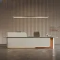Удобная стойка ресепшен Dixin с подсветкой RS40068-32