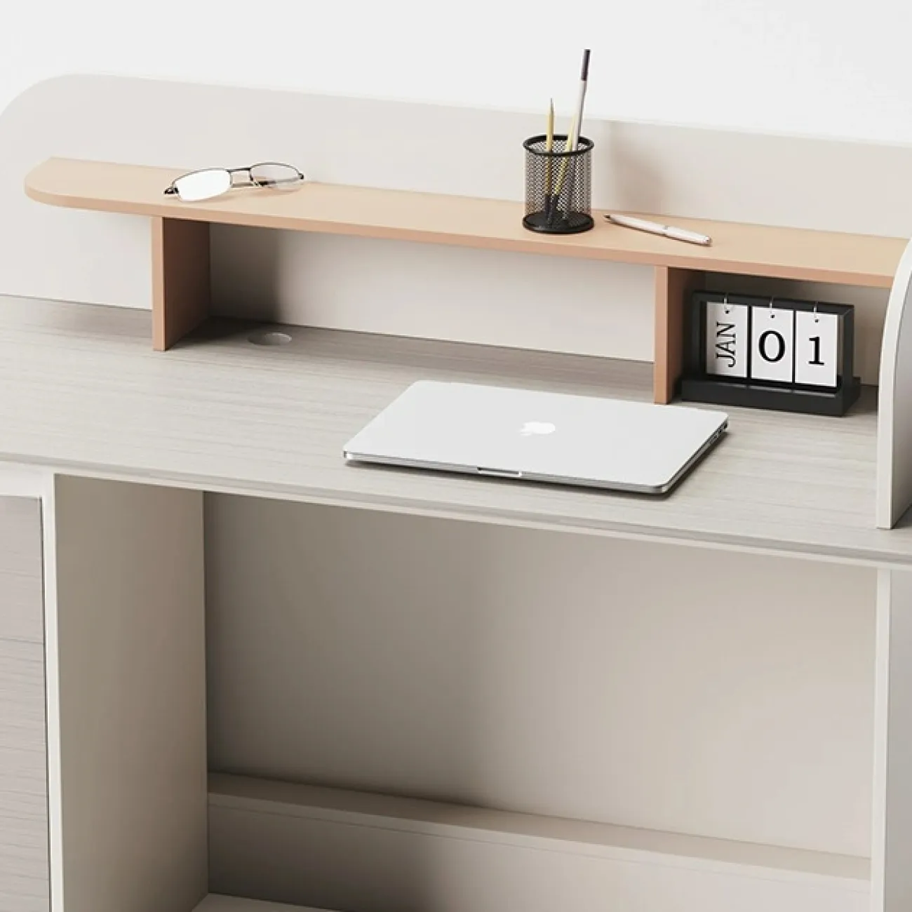 Удобная стойка ресепшен Dixin с подсветкой RS40068-32 Удобная стойка ресепшен Dixin с подсветкой RS40068-32