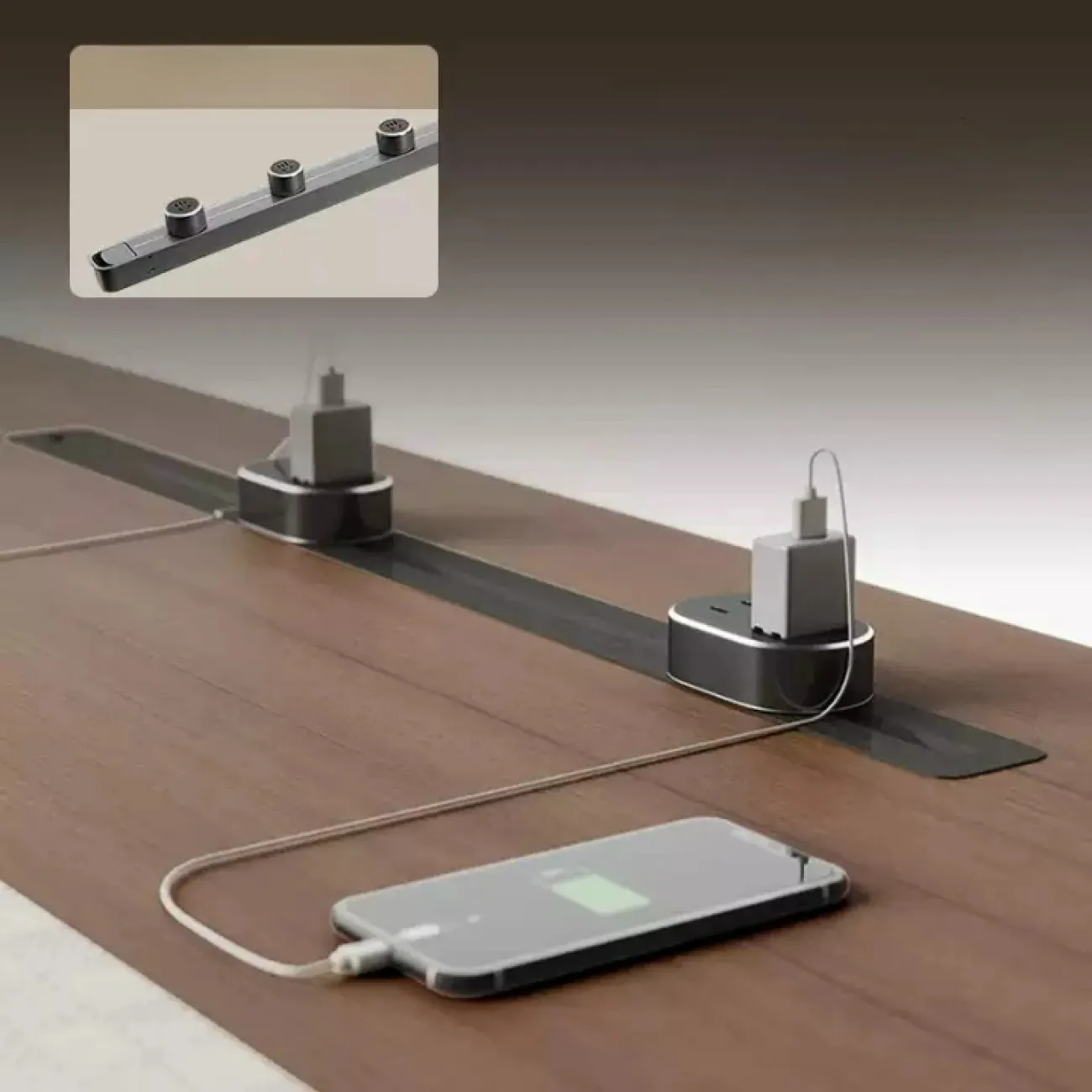 Роскошный стол руководителя Dixin с подсветкой OS40069-32