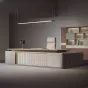 Роскошный стол руководителя Dixin с подсветкой OS40069-32