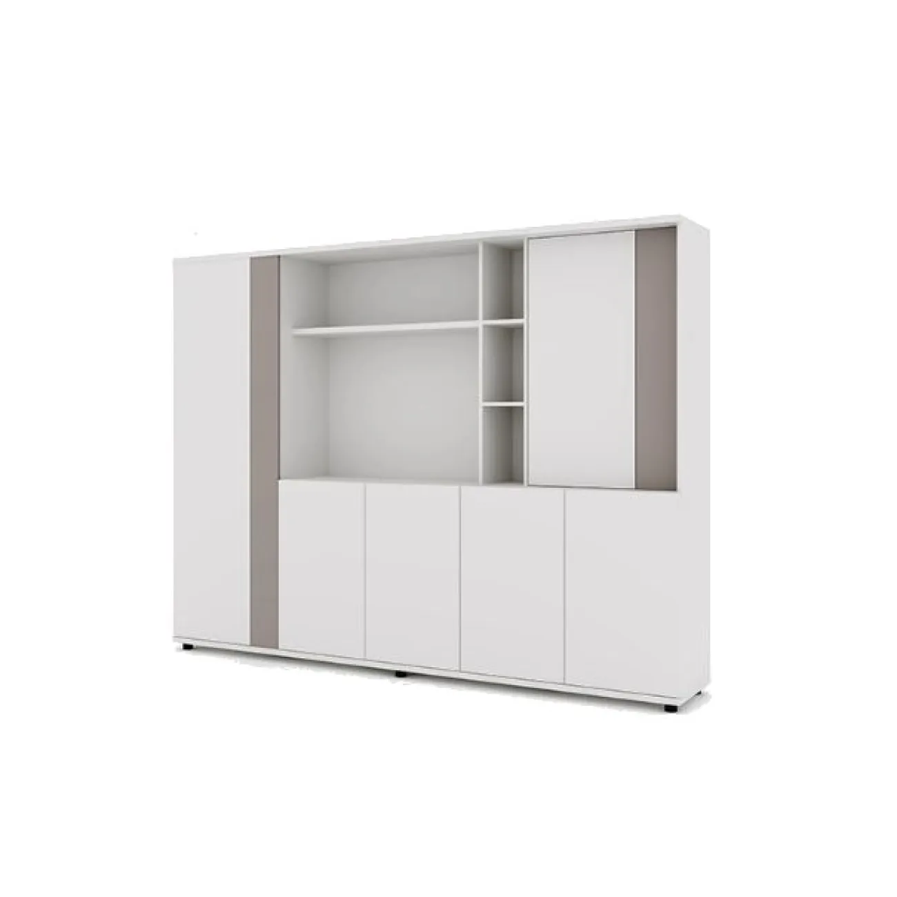 Практичный офисный шкаф Dixin из  ДСП SH40074-32