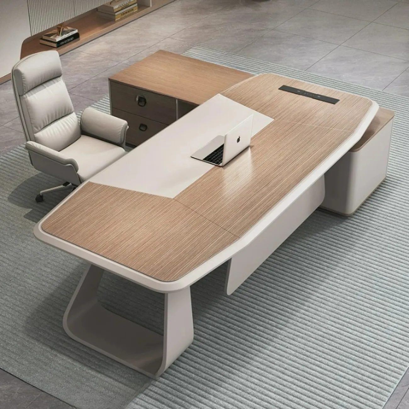 Роскошный стол руководителя Shanshun из меламина OS40075-32 Роскошный стол руководителя Shanshun из меламина OS40075-32