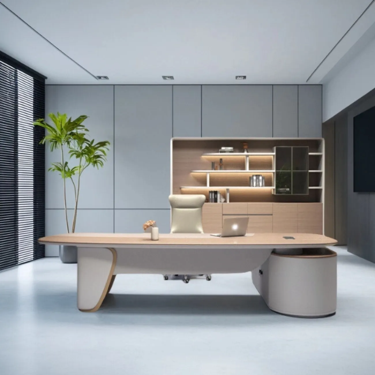 Роскошный стол руководителя Guanglan из МДФ OS40081-32