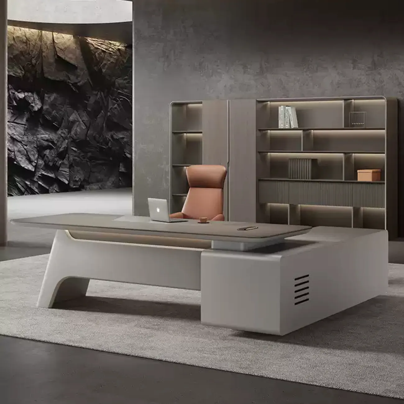 Роскошный стол руководителя Guanglan из меламина OS40082-32