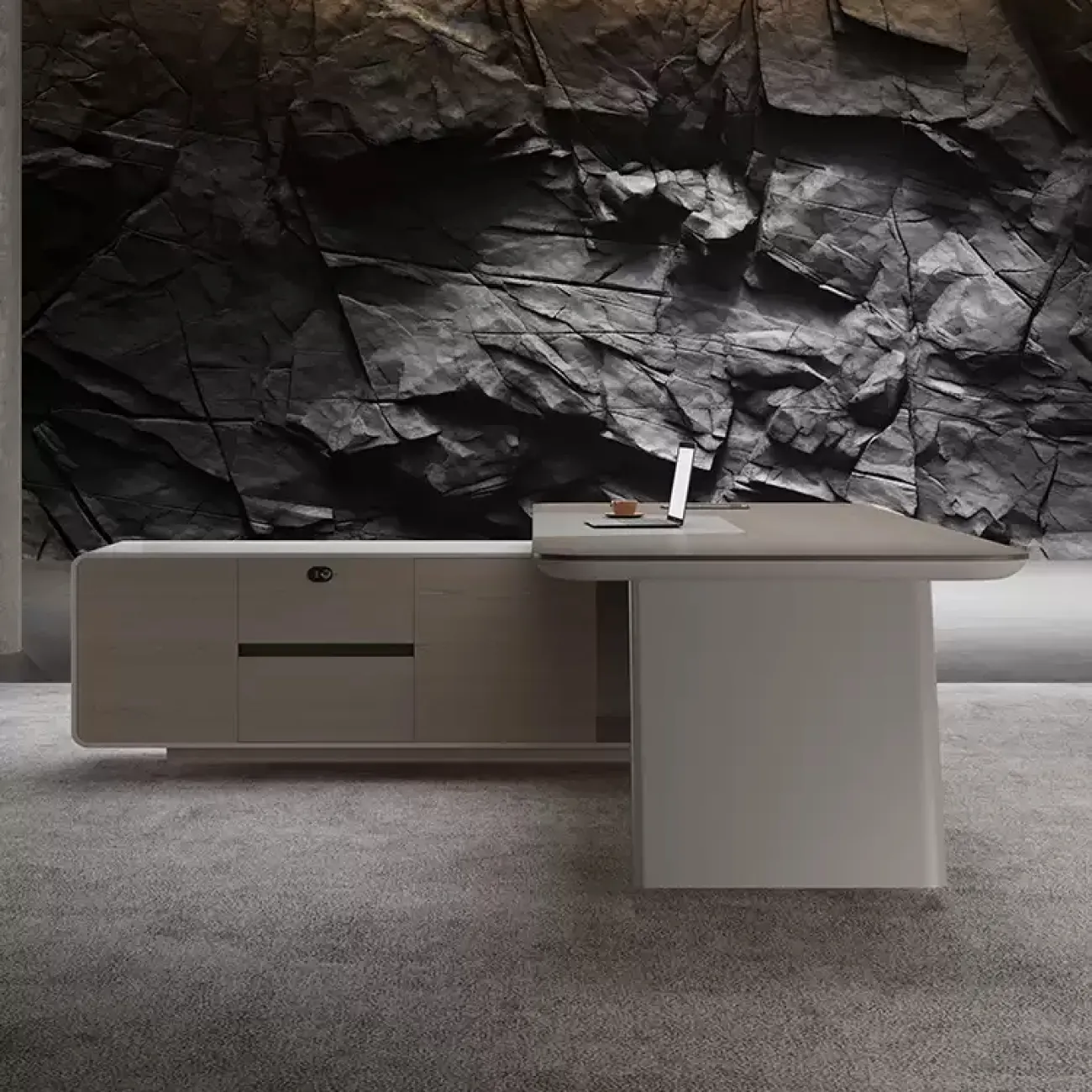 Роскошный стол руководителя Guanglan из меламина OS40082-32