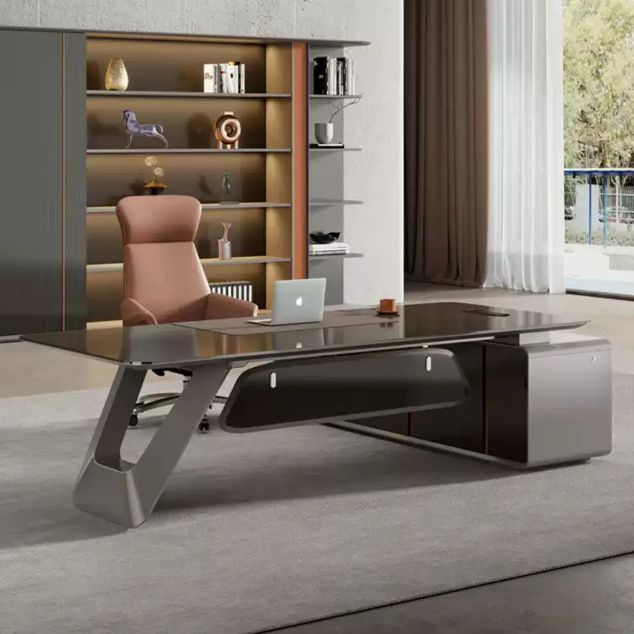 Роскошный стол руководителя Guanglan из ДСП OS40083-32 Роскошный стол руководителя Guanglan из ДСП OS40083-32