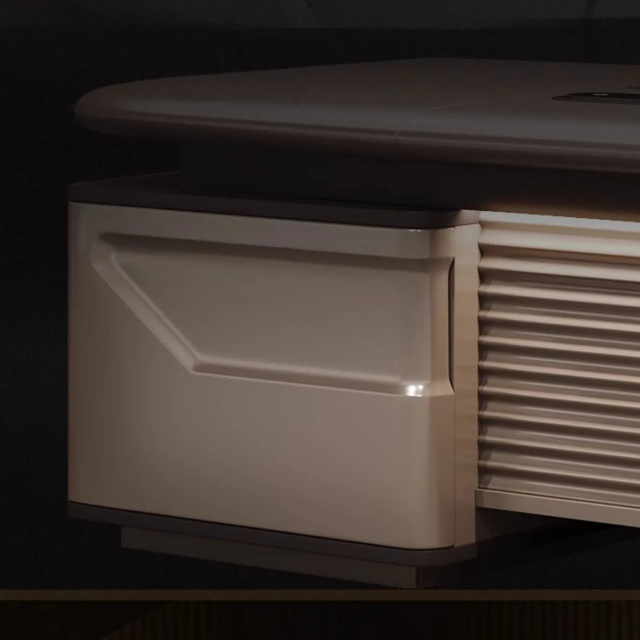 Роскошный стол руководителя Guanglan из МДФ OS40087-32 Роскошный стол руководителя Guanglan из МДФ OS40087-32