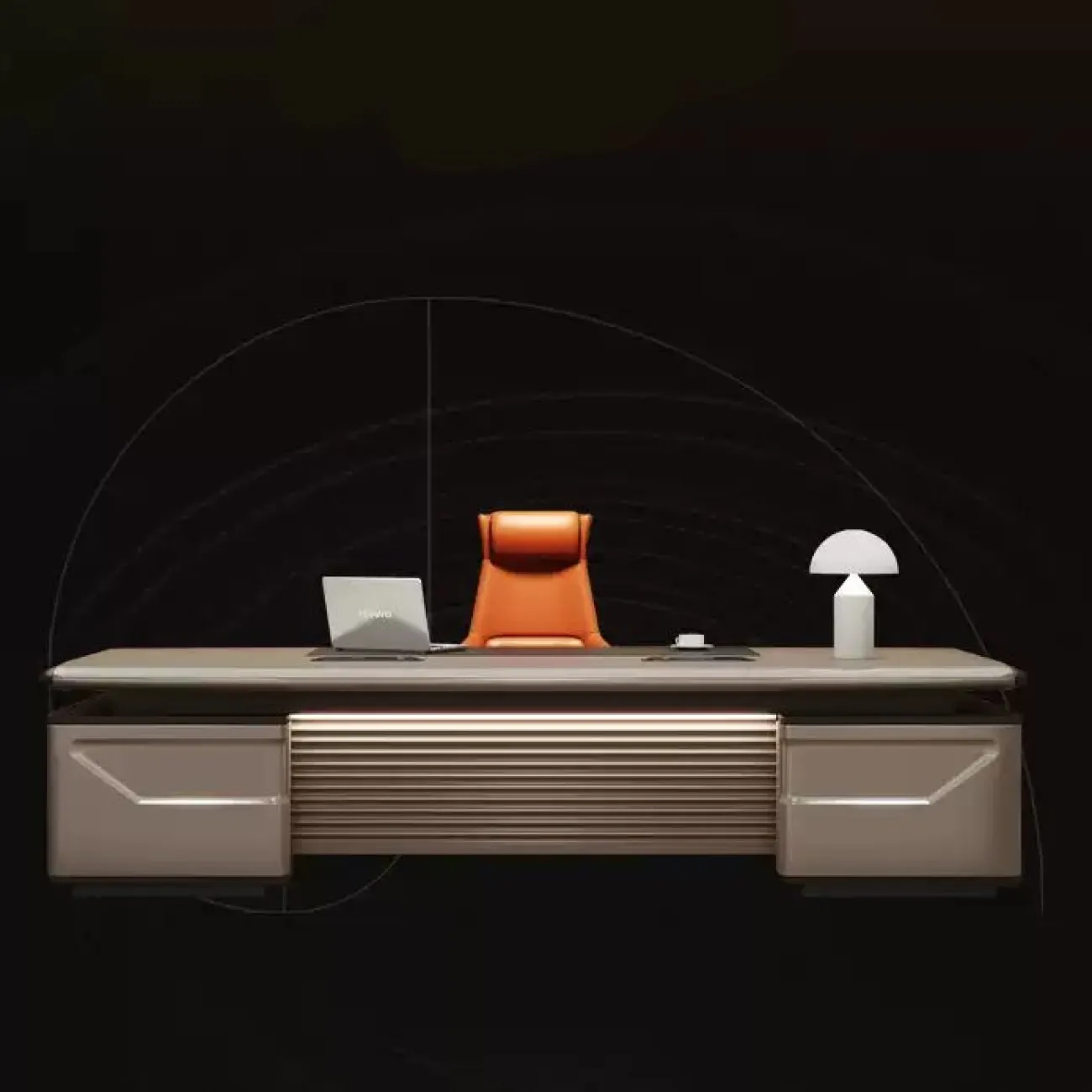 Роскошный стол руководителя Guanglan из МДФ OS40087-32 Роскошный стол руководителя Guanglan из МДФ OS40087-32