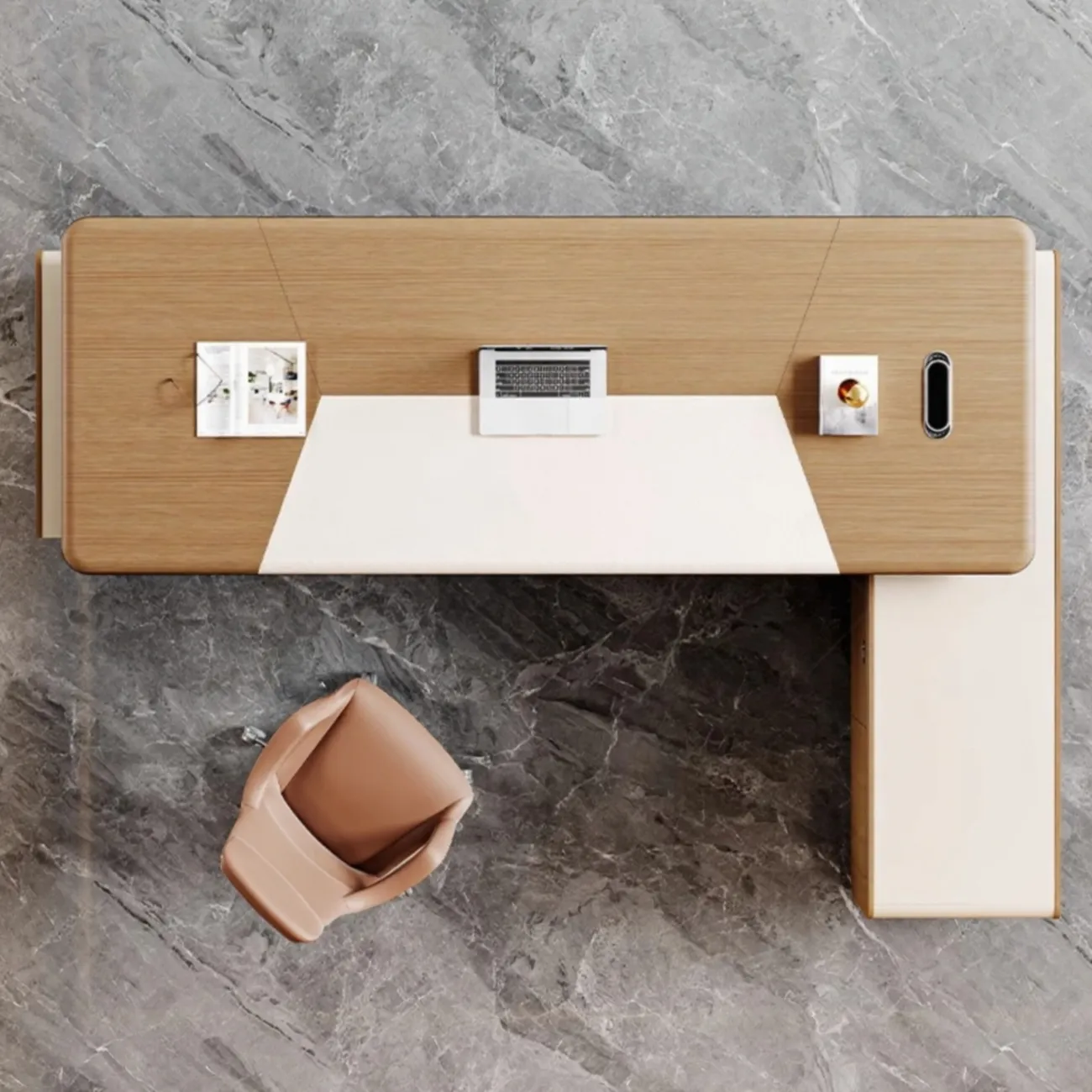 Роскошный стол руководителя Wolin из меламина OS40091-32