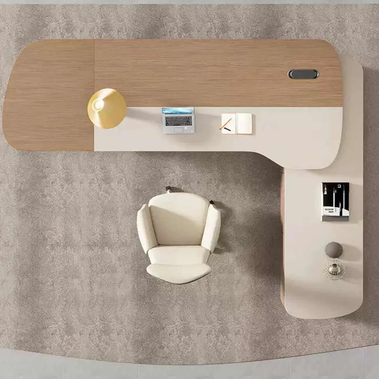 Роскошный стол руководителя Wolin из ДСП OS40093-32