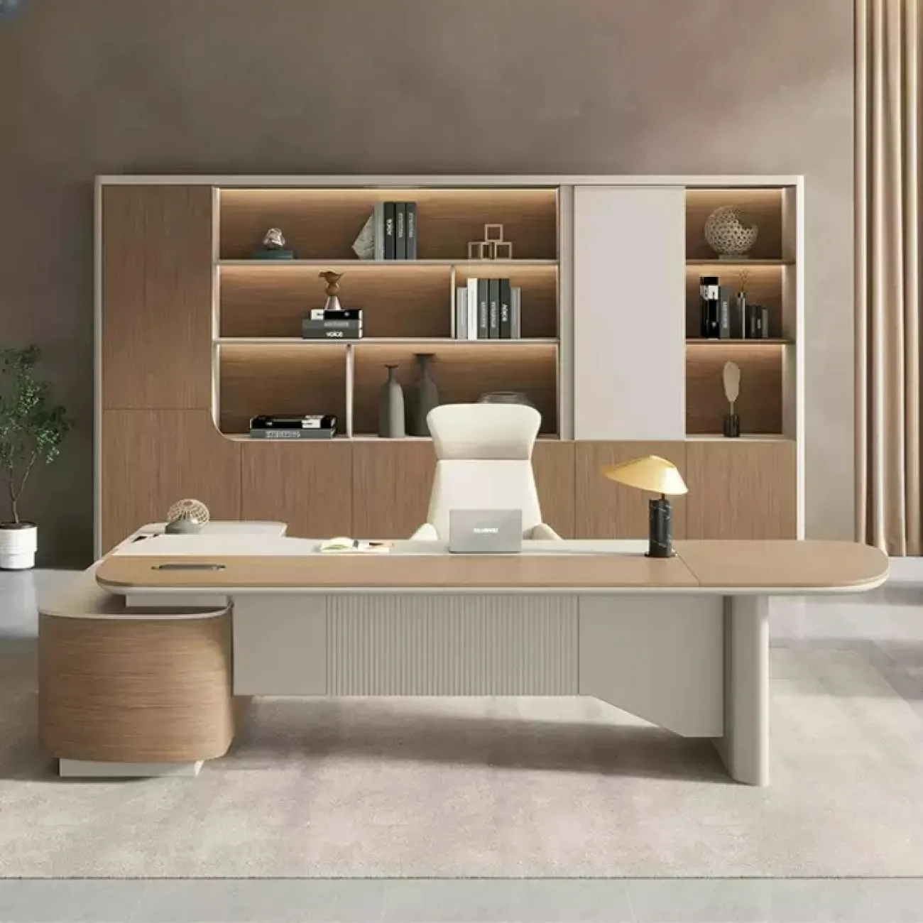 Роскошный стол руководителя Wolin из ДСП OS40093-32