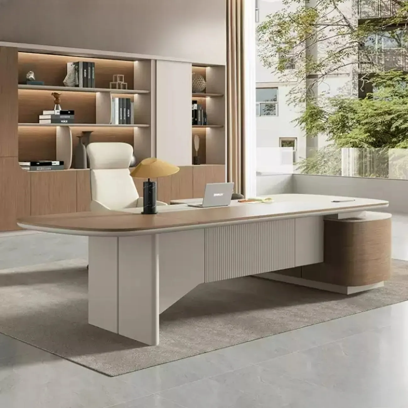 Роскошный стол руководителя Wolin из ДСП OS40093-32