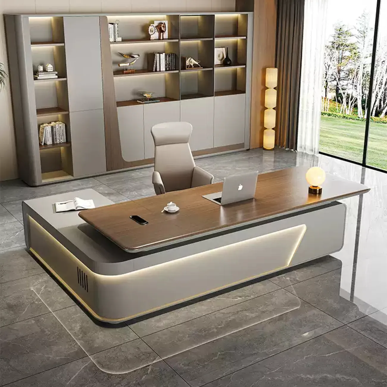 Роскошный стол руководителя Wolin из МДФ OS40095-32