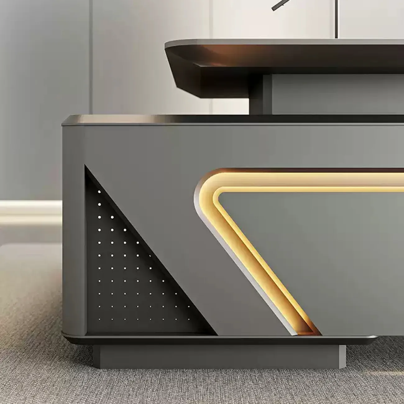 Удобный офисный шкаф Wolin с подсветкой OS40106-32 Удобный офисный шкаф Wolin с подсветкой OS40106-32