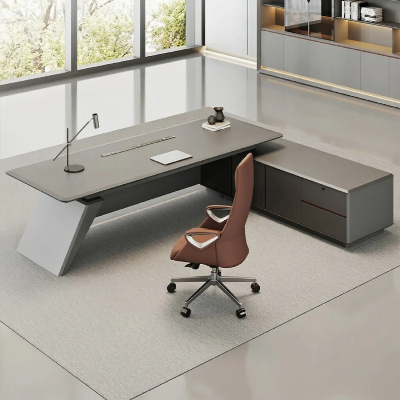 Удобный офисный шкаф Wolin с подсветкой OS40106-32