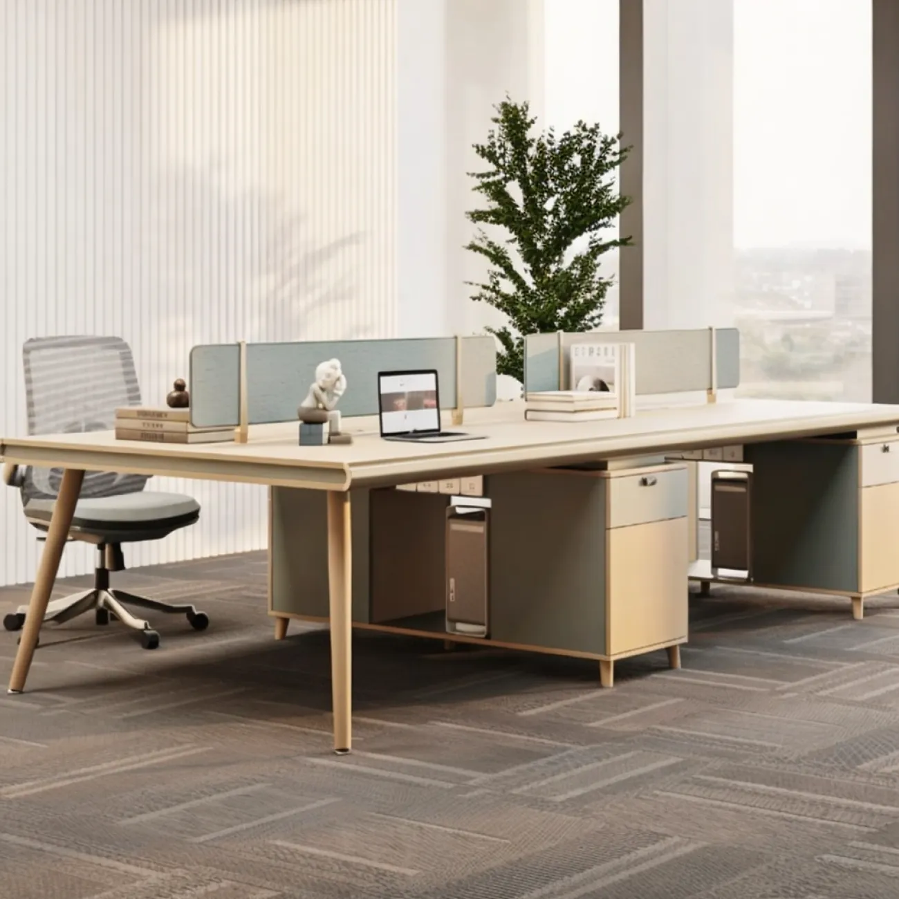 Практичный офисный стол Wolin из ДСП OS40109-32